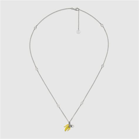 gucci banna|Gucci banana necklace.